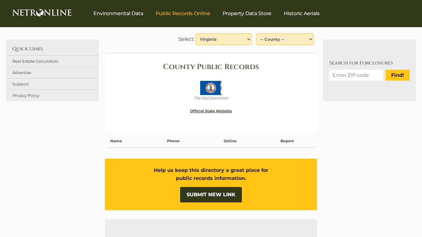 County Public Records - NETROnline.com